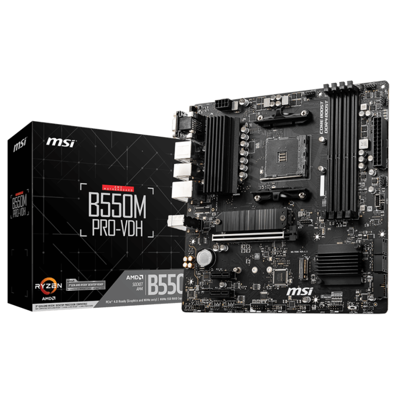 CARTE MÈRE MSI B550M PRO-VDH MATX DDR4