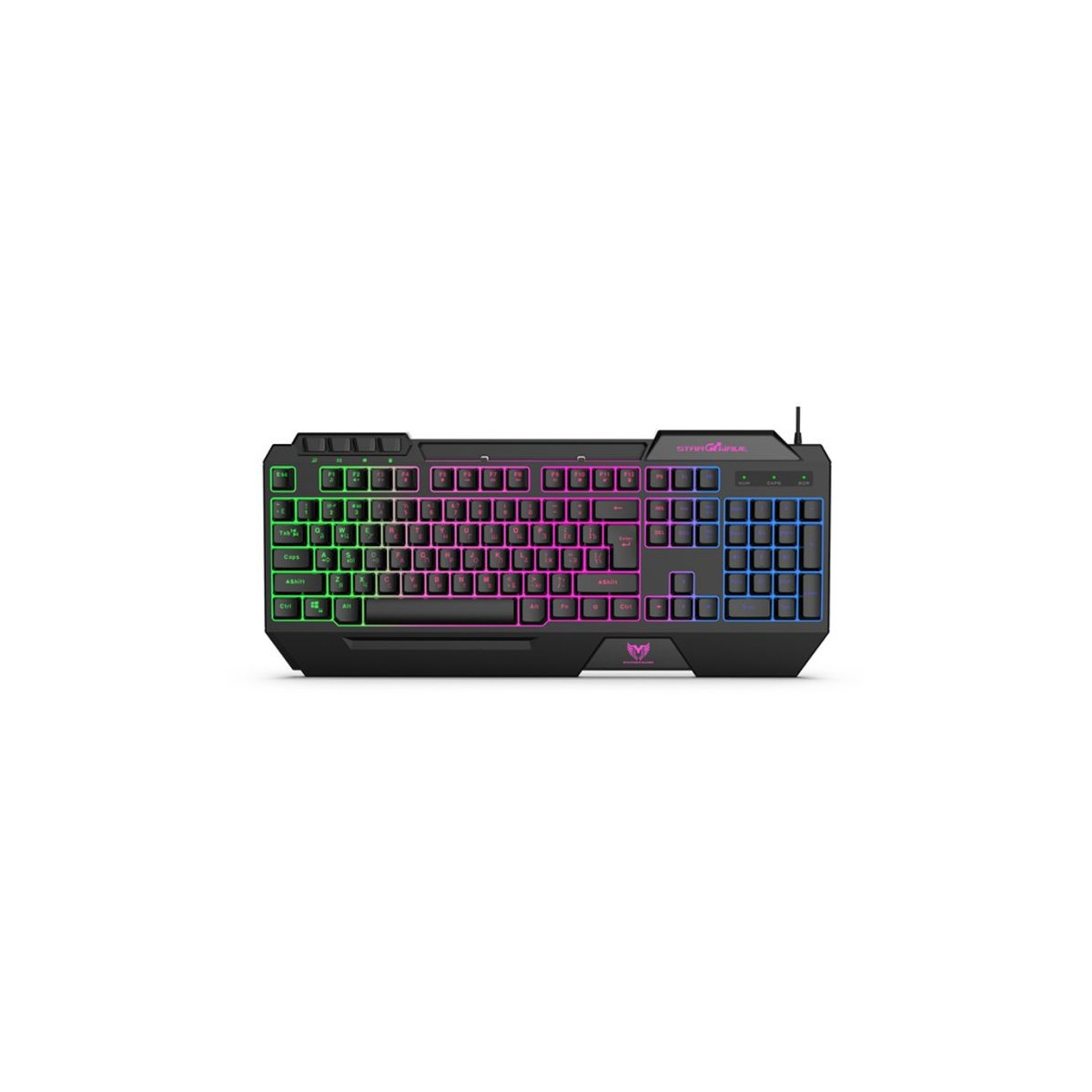 CLAVIER GAMER FILAIRE STAR WAVE MK1109 RGB / NOIR