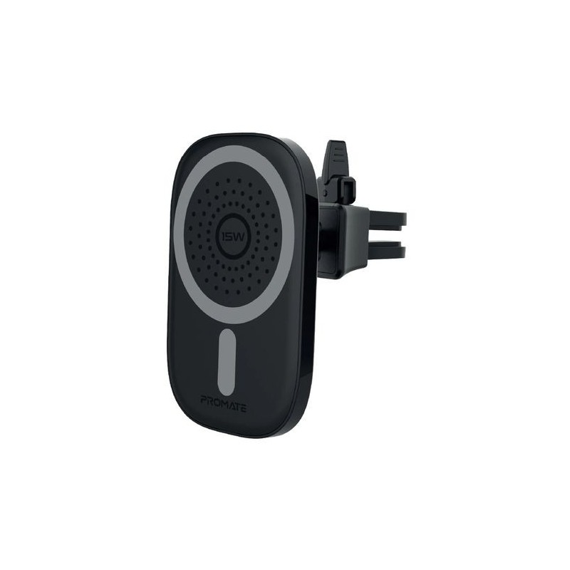 Promate Support voiture et Chargeur Sans Fil VentMag-15W