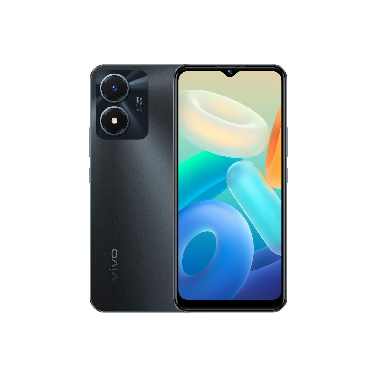 BIG SHOP Smartphone Vivo Y02S / 3 Go / 32 Go / Noir