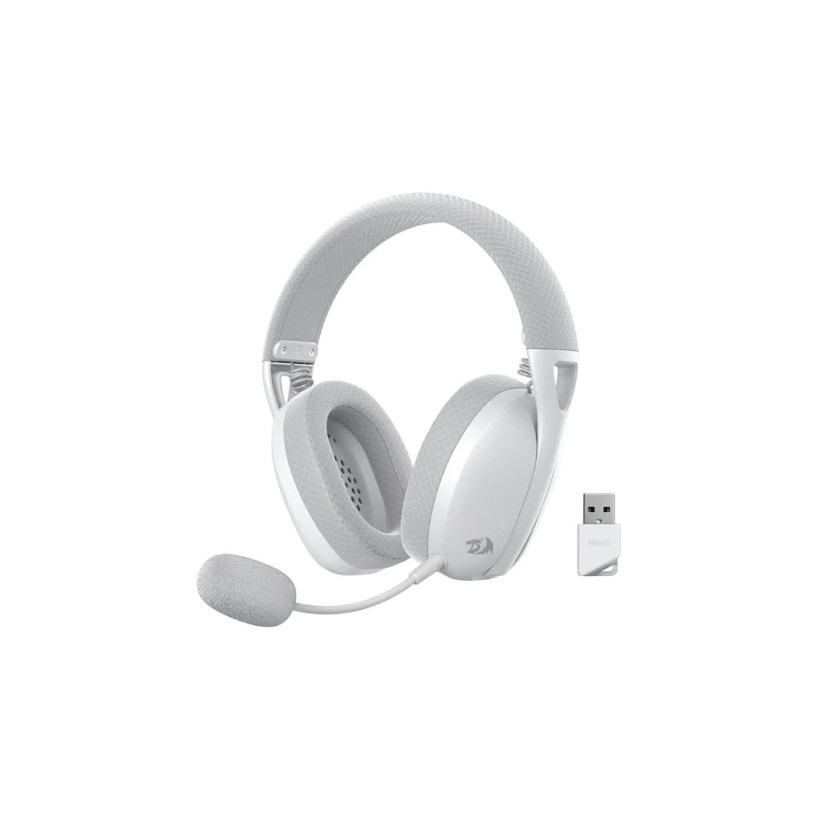 MICRO CASQUE GAMER SANS FIL REDRAGON H848 PRO / BLANC