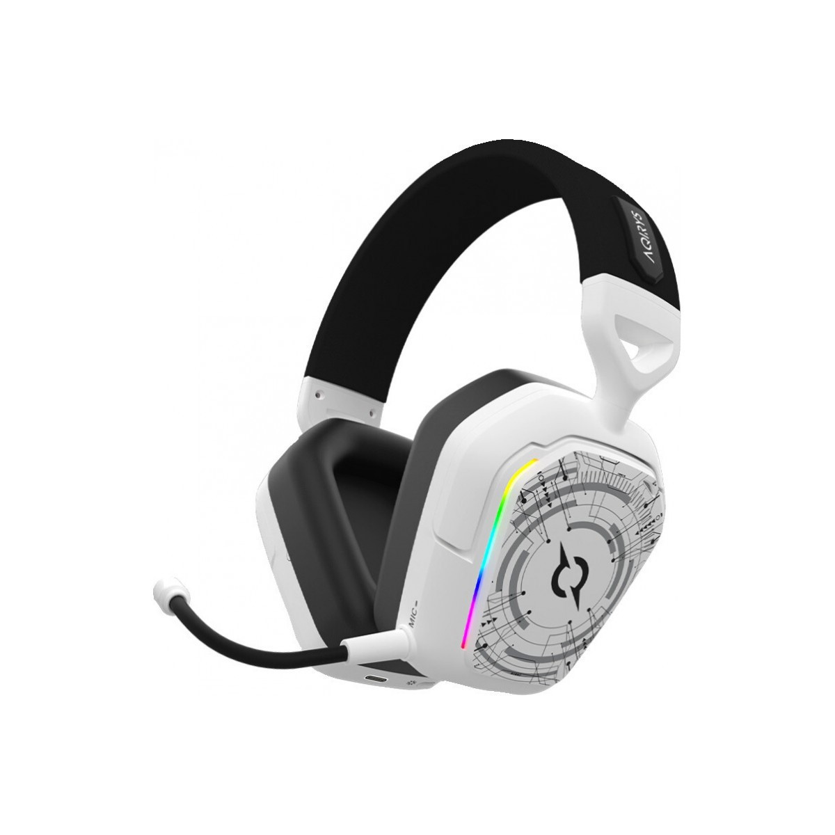 CASQUE MICRO GAMER SANS FIL ALNAIR AQIRYS BLANC