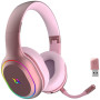 CASQUE MICRO GAMER AQIRYS LYRA SANS FIL ROSE