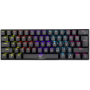 CLAVIER GAMING MÉCANIQUE WHITE SHARK ASHIKO GK-2202 / RED SWITCH / NOIR