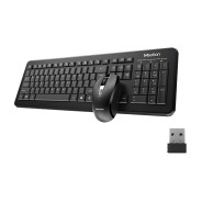 ENSEMBLE CLAVIER SOURIS SANS FIL MEETION C4120 / Noir