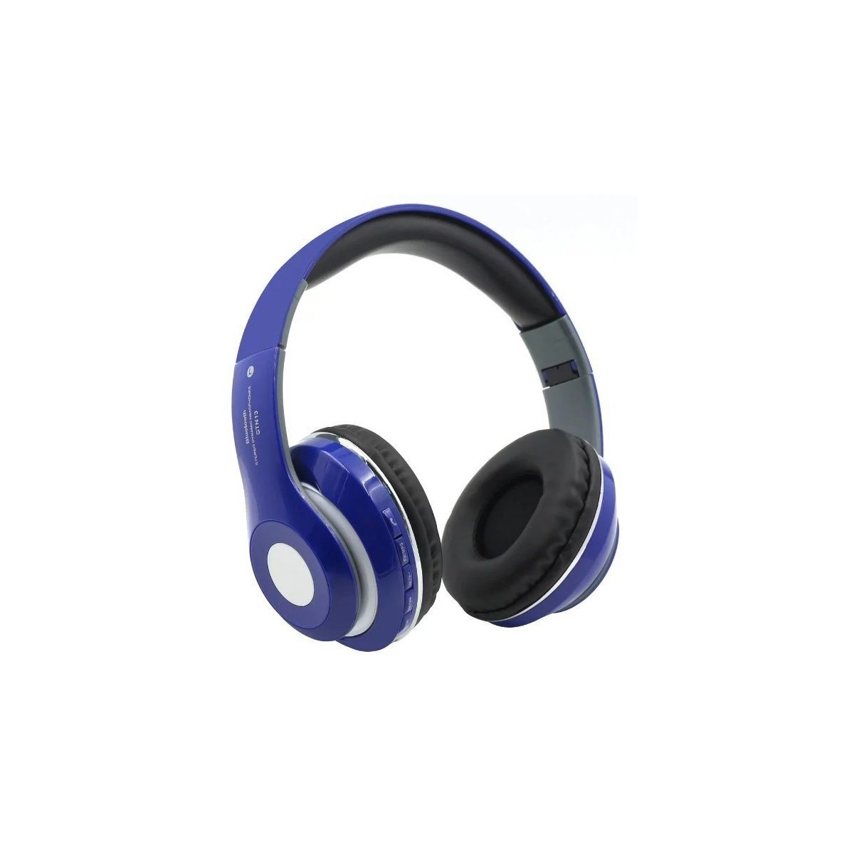 CASQUE MICRO PLIABLE BLUETOOTH SANS FIL STN-13 BLEU