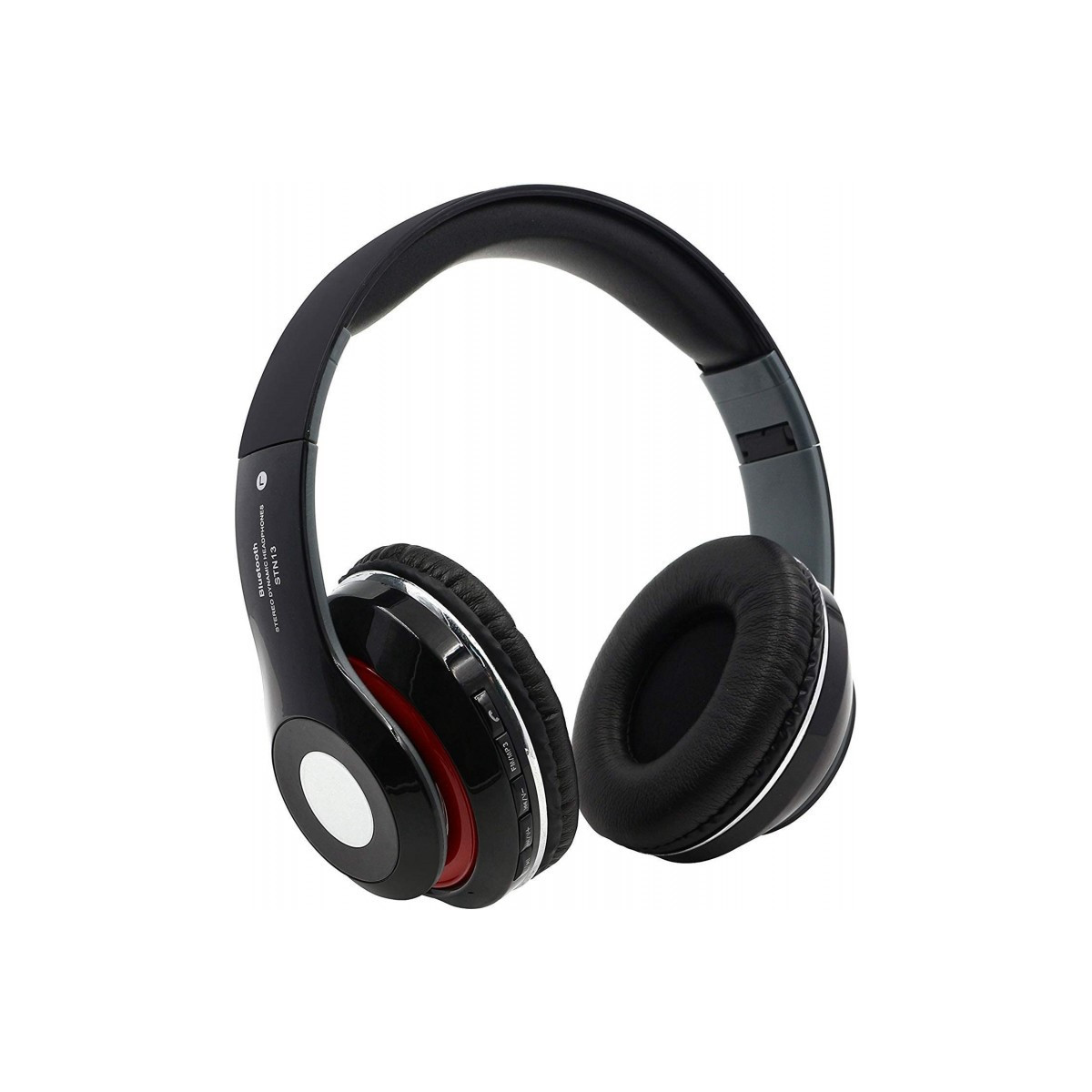 CASQUE MICRO PLIABLE BLUETOOTH SANS FIL STN-13 / NOIR