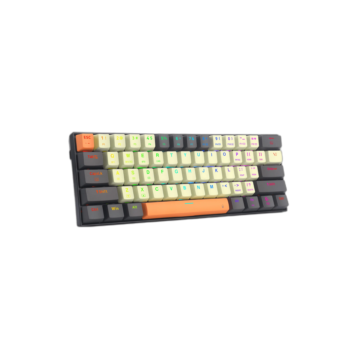 CLAVIER GAMER MÉCANIQUE REDRAGON CARAXES PRO K644 RGB RED SWITCHES