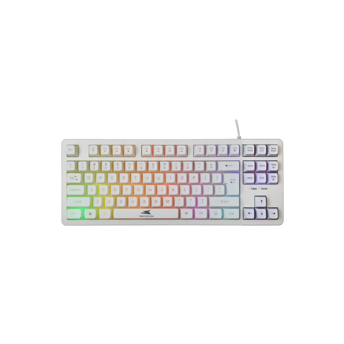 CLAVIER GAMING BARACUDA BGK-01114 KRILL / BLANC