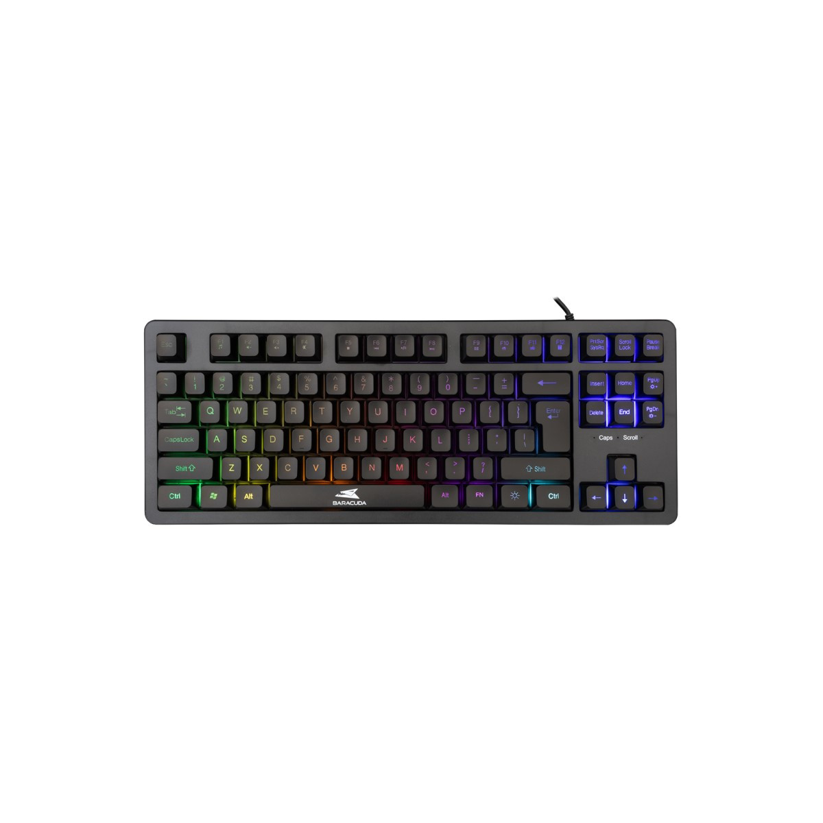 CLAVIER GAMING BARACUDA BGK-01114 KRILL / NOIR