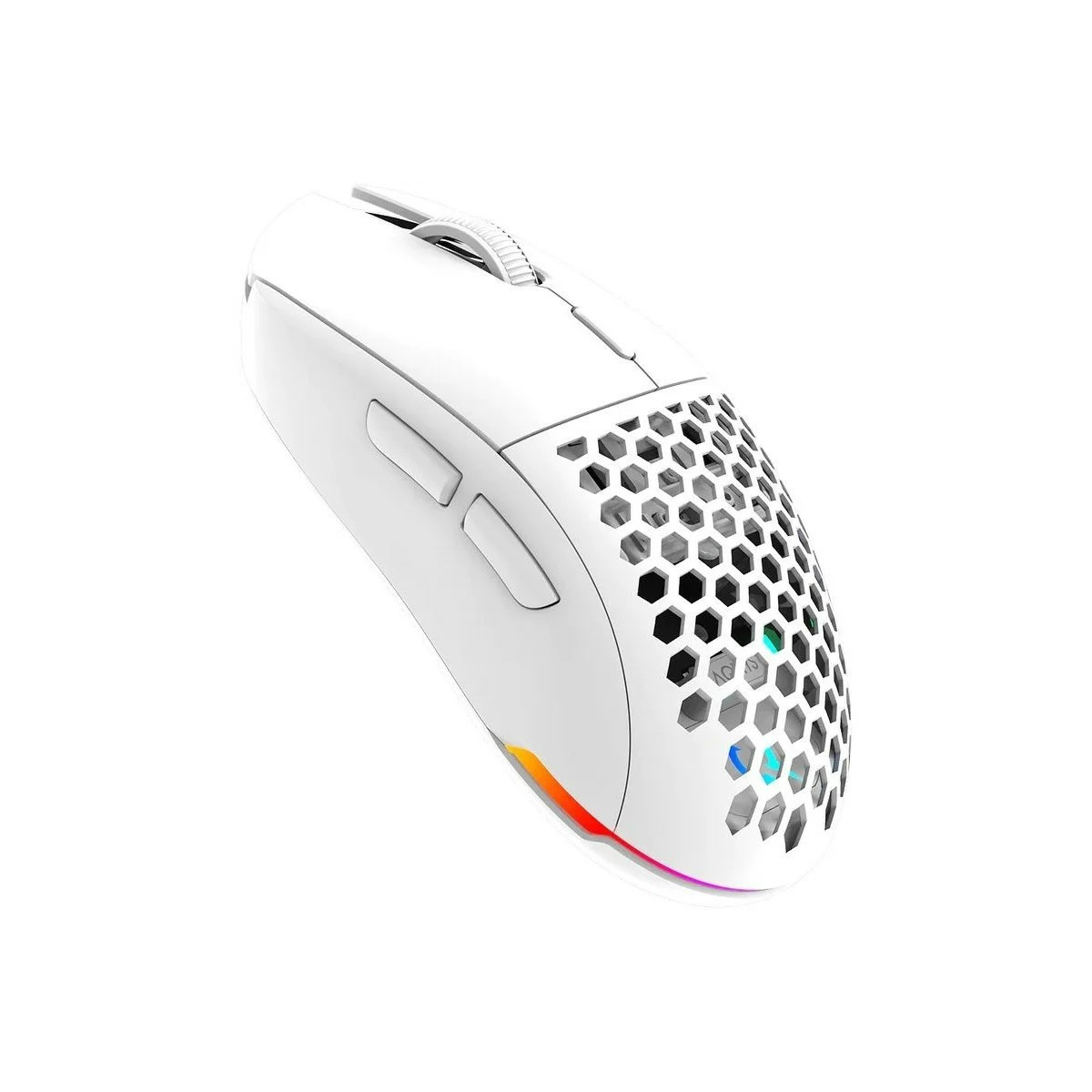 SOURIS GAMER AQIRYS TGA ALPHA DOUBLE MODE RGB BLANC