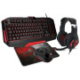 ENSEMBLE GAMING CLAVIER, SOURIS, TAPIS ET CASQUE SPIRIT OF GAMER PRO-MKH3