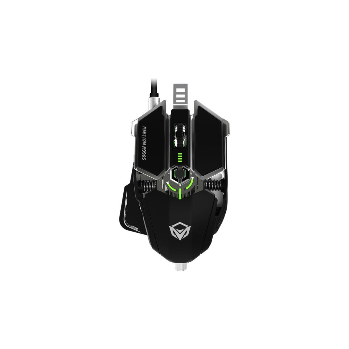 SOURIS FILAIRE GAMER MEETION PROGRAMMABLE RGB -  M990S - NOIR