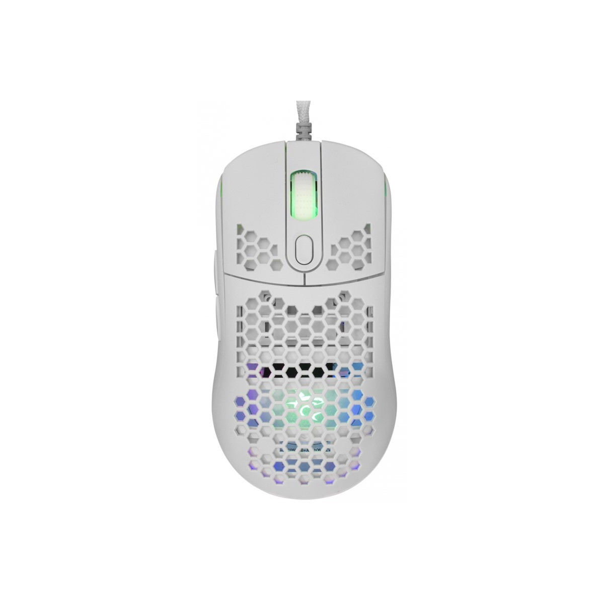 SOURIS WHITE SHARK GAMING GALAHAD / 6400 DPI / BLANCHE