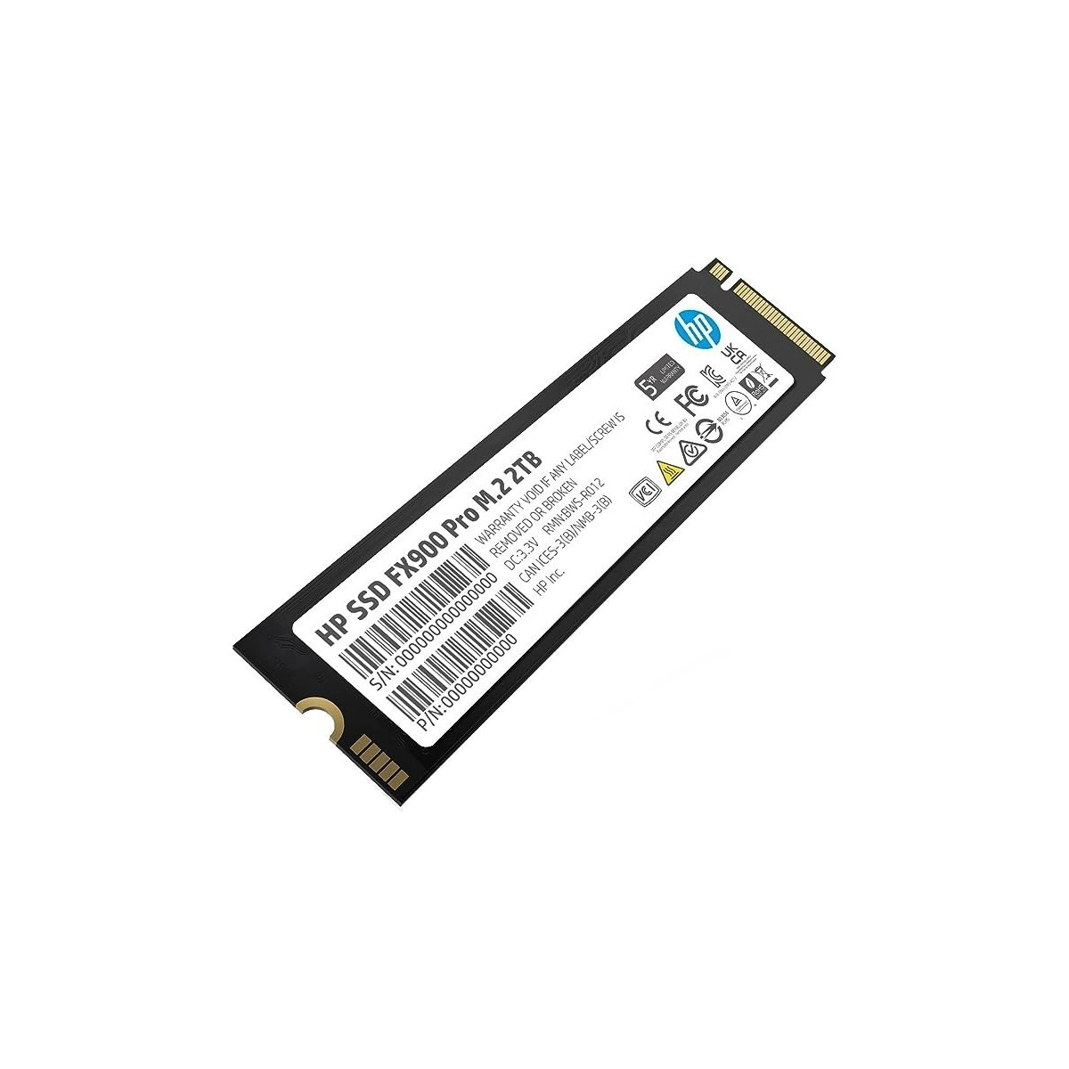 Disque Dur HP SSD FX900 Pro M.2 2To PCIe 4.0 X4 NVMe 1.4