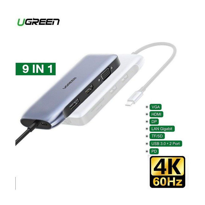 HUB USB-C 9en1 Ugreen