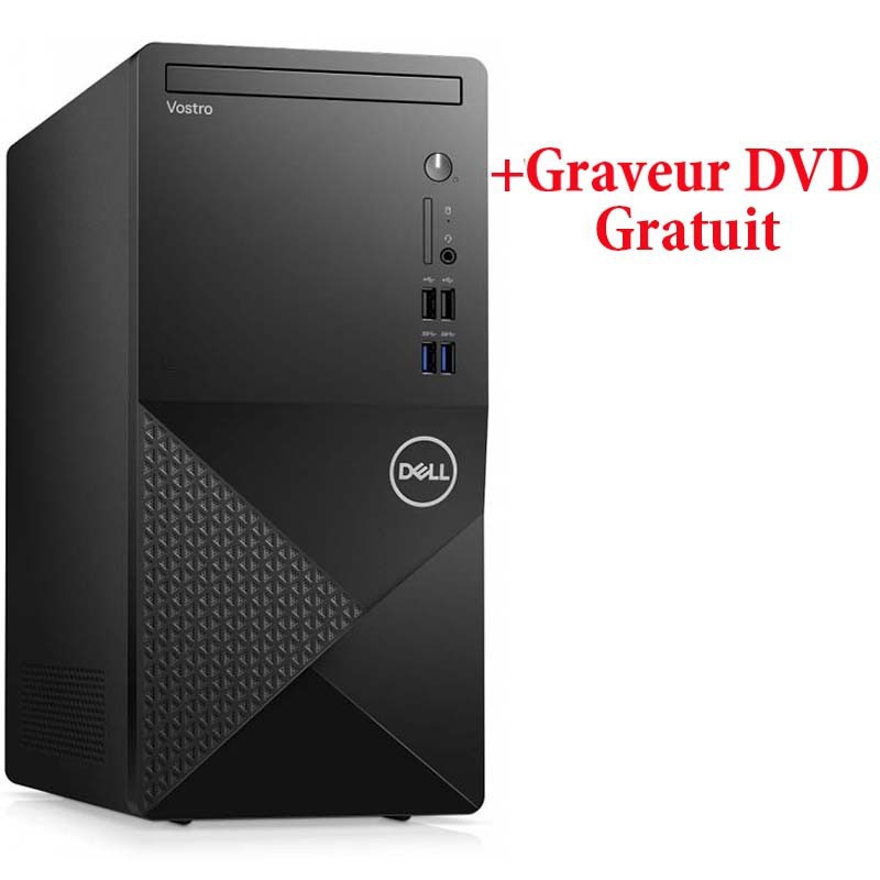 Pc De Bureau Dell Vostro 3910 i3 12Gén 16Go 1To Noir