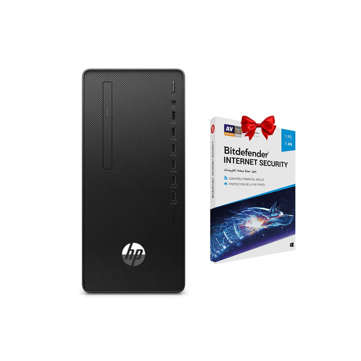 Pc De Bureau HP DTP 300 G6 MT i5 10Gén 12Go 1To Noir