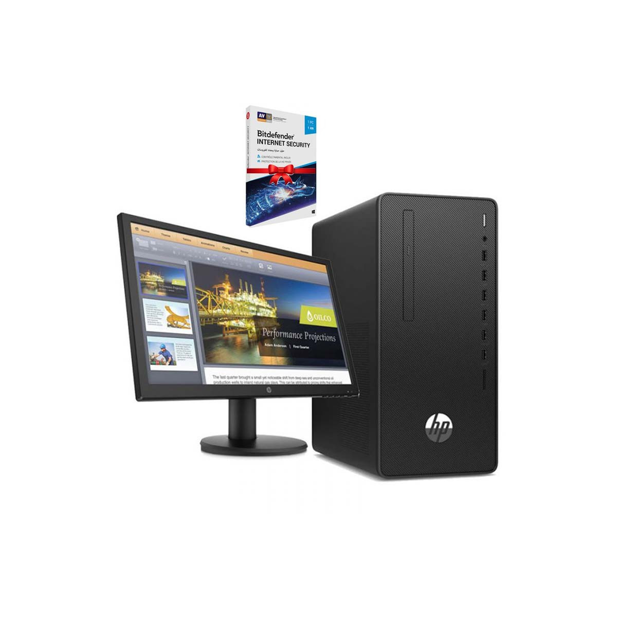 Pc De Bureau HP DTP 300 G6 MT i5 10Gén 8Go 1To