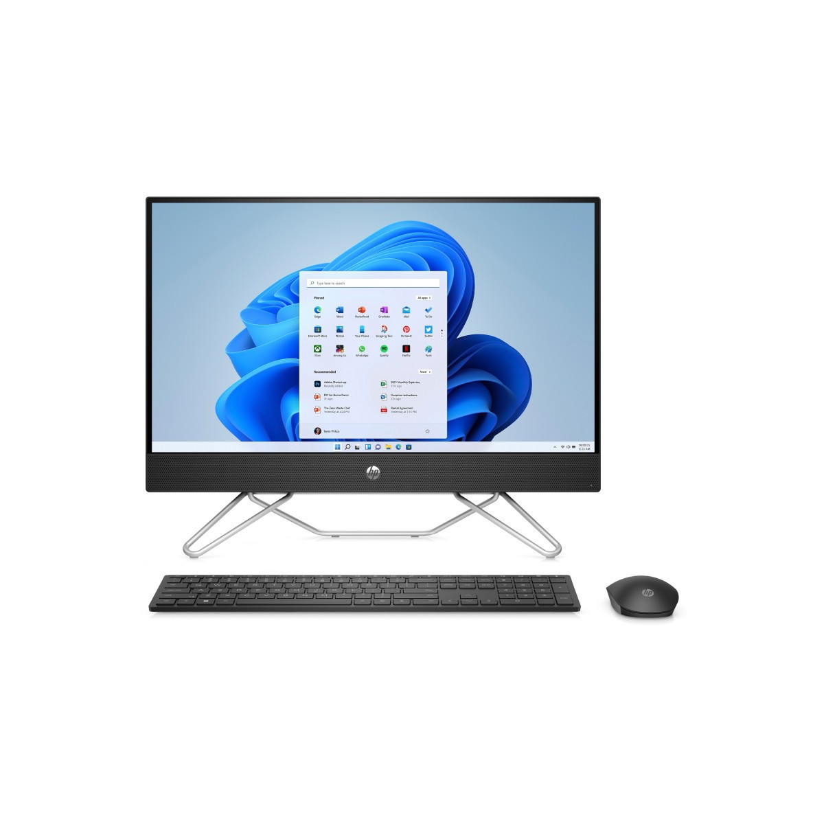 Pc De Bureau HP Tout En Un 27-cb1000nk i7 12Gén 16 Go Noir (6E0X7EA)