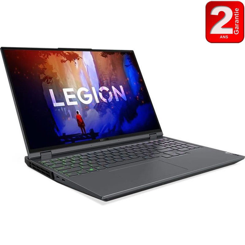 Pc Portable Lenovo Légion 5 Pro 16ARH7H AMD Ryzen 9 16Go 1To SSD Gris (82RG00AQFG)