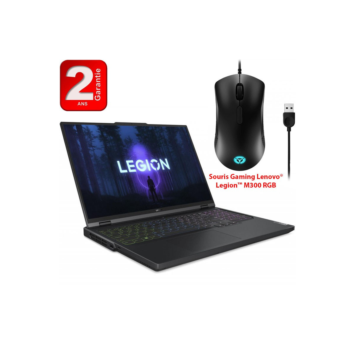 Pc Portable Lenovo Legion Pro 5 16IRX8 i7 13Gén 24Go 1 To SSD Gris