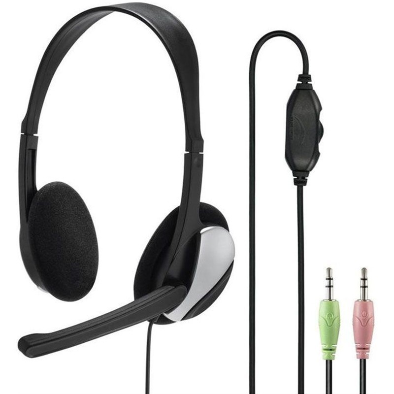 Hama Casque Micro De Bureau Pour Pc “HS-P100” – Noir – 139900