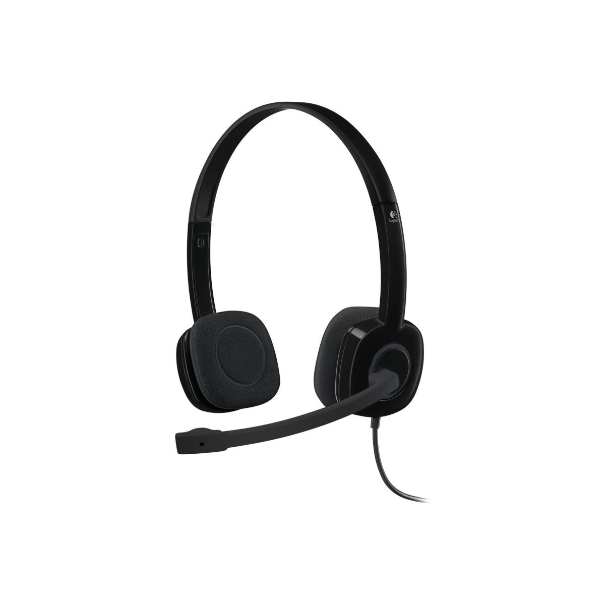 Micro Casque Filaire Logitech Stéréo Headset H151 Noir – 981-000589