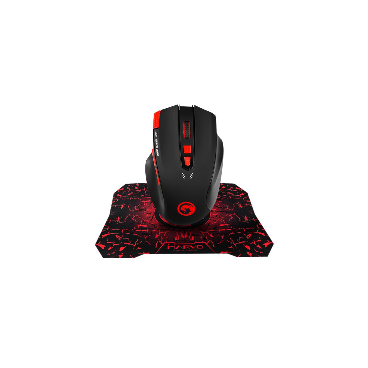 Pack Souris + Tapis Gaming USB 8 Boutons 7 Couleurs 3200 DPI MARVO G928+G1 Scorpion Combo – G928+G1