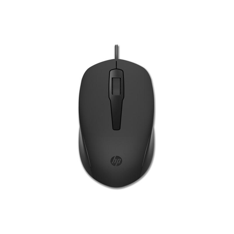 Souris Filaire HP 150 USB Optique – Noir (240J6AA) – 240J6AA