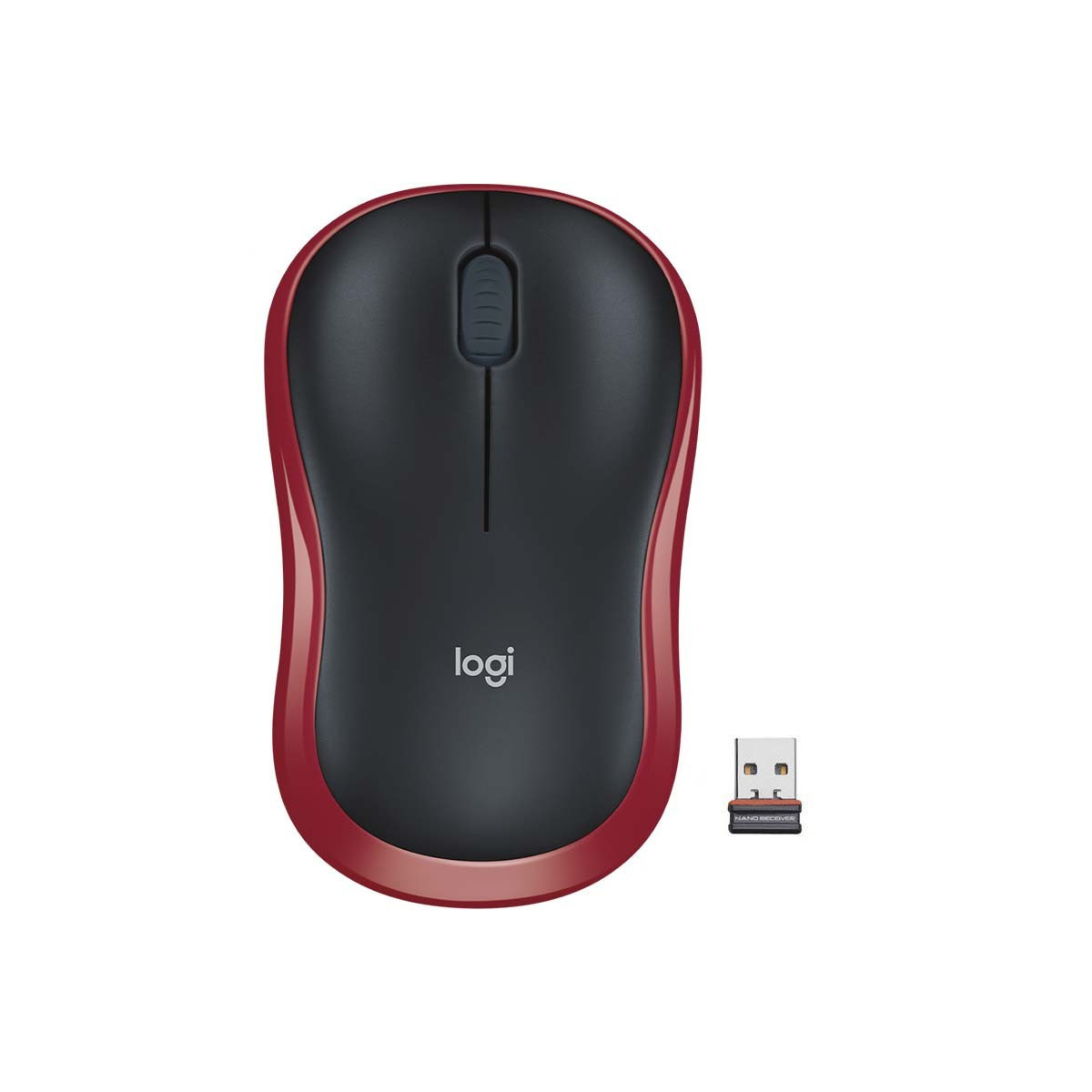 Souris Sans Fil Logitech M185 Rouge – 910-002237