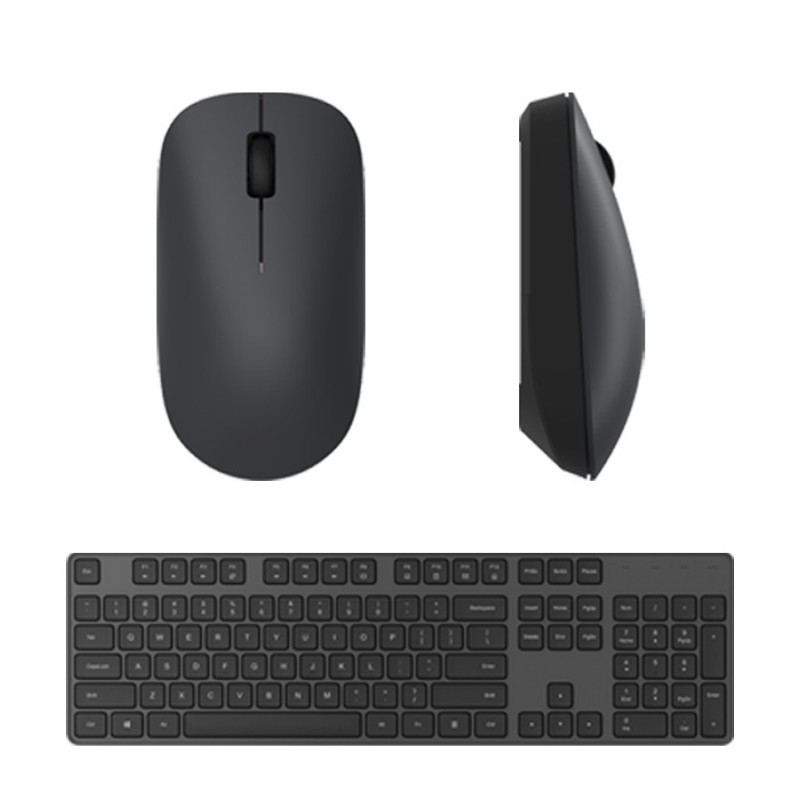 Ensemble Clavier + Souris Sans Fil Xiaomi WXJS01YM – Noir – 40473