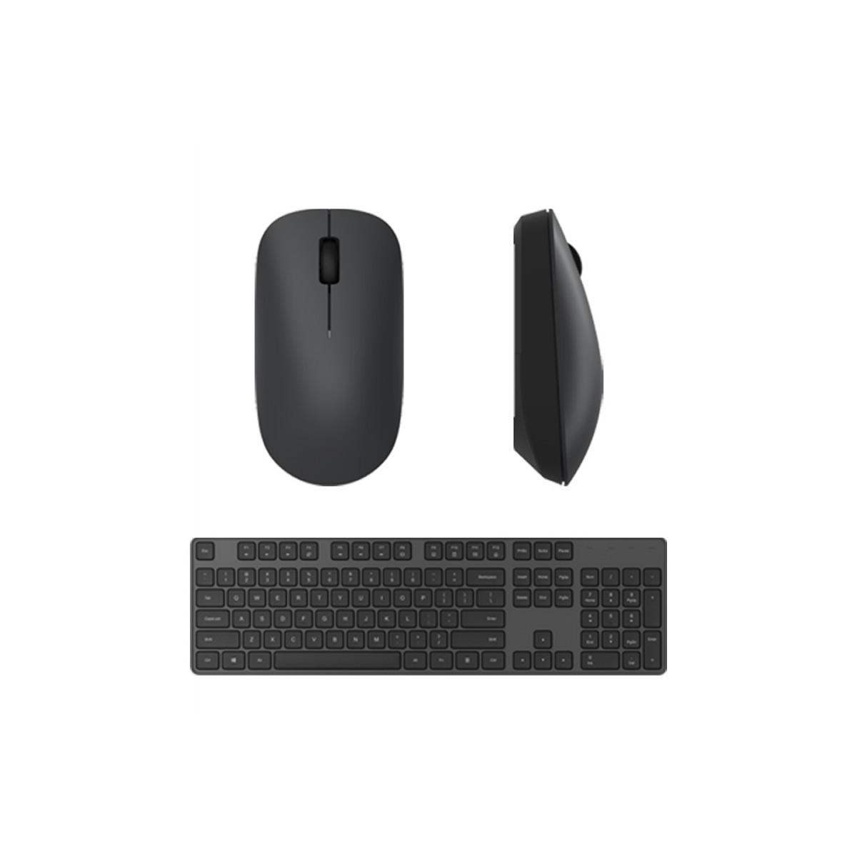 Ensemble Clavier + Souris Sans Fil Xiaomi WXJS01YM – Noir – 40473