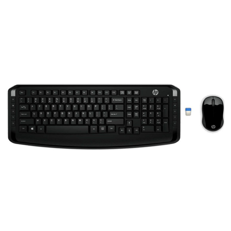 ENSEMBLE CLAVIER ET SOURIS HP SANS FIL NOIR – 3ML04AA