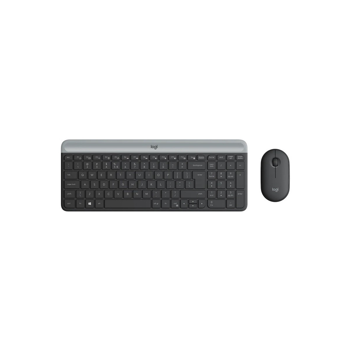 Ensemble Clavier & Souris Sans Fil Logitech Ultra-fin MK470 – Noir – MK470