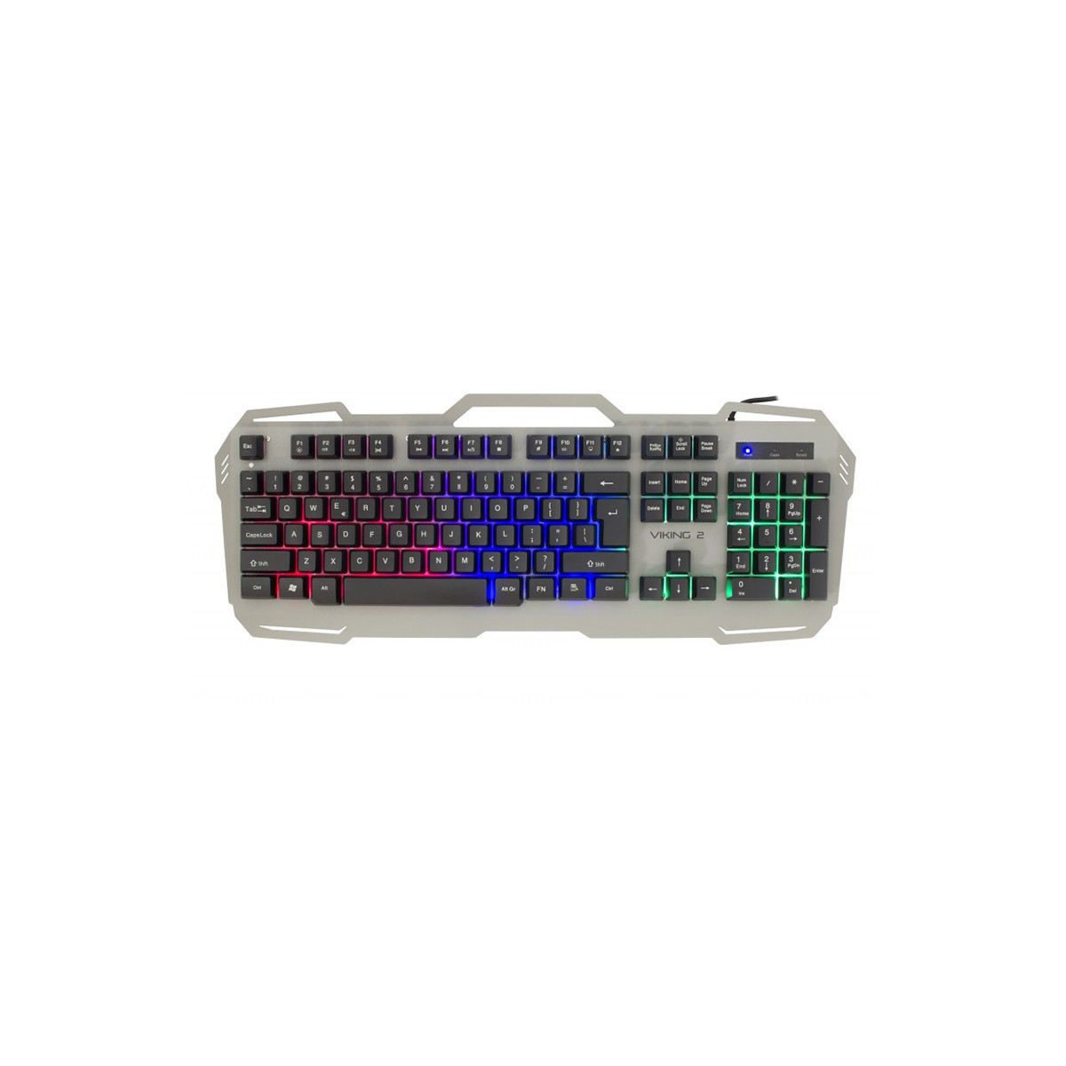 Clavier Gaming Mécanique White Shark Viking 2 RGB Blue Switch GK-1924 – GK-1924