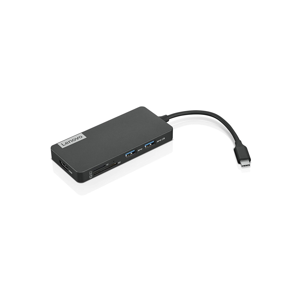 Hub USB-C 7En1 Lenovo GX90T77924 – Noir