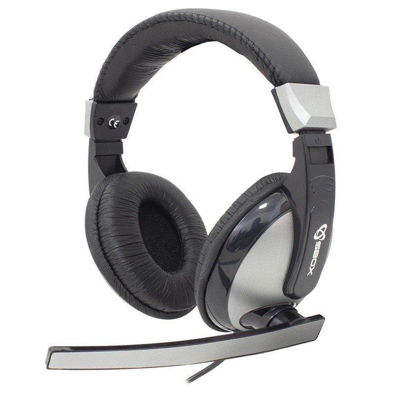 Micro Casque Gamer SBOX HS-302 – Noir & Gris – HS-302