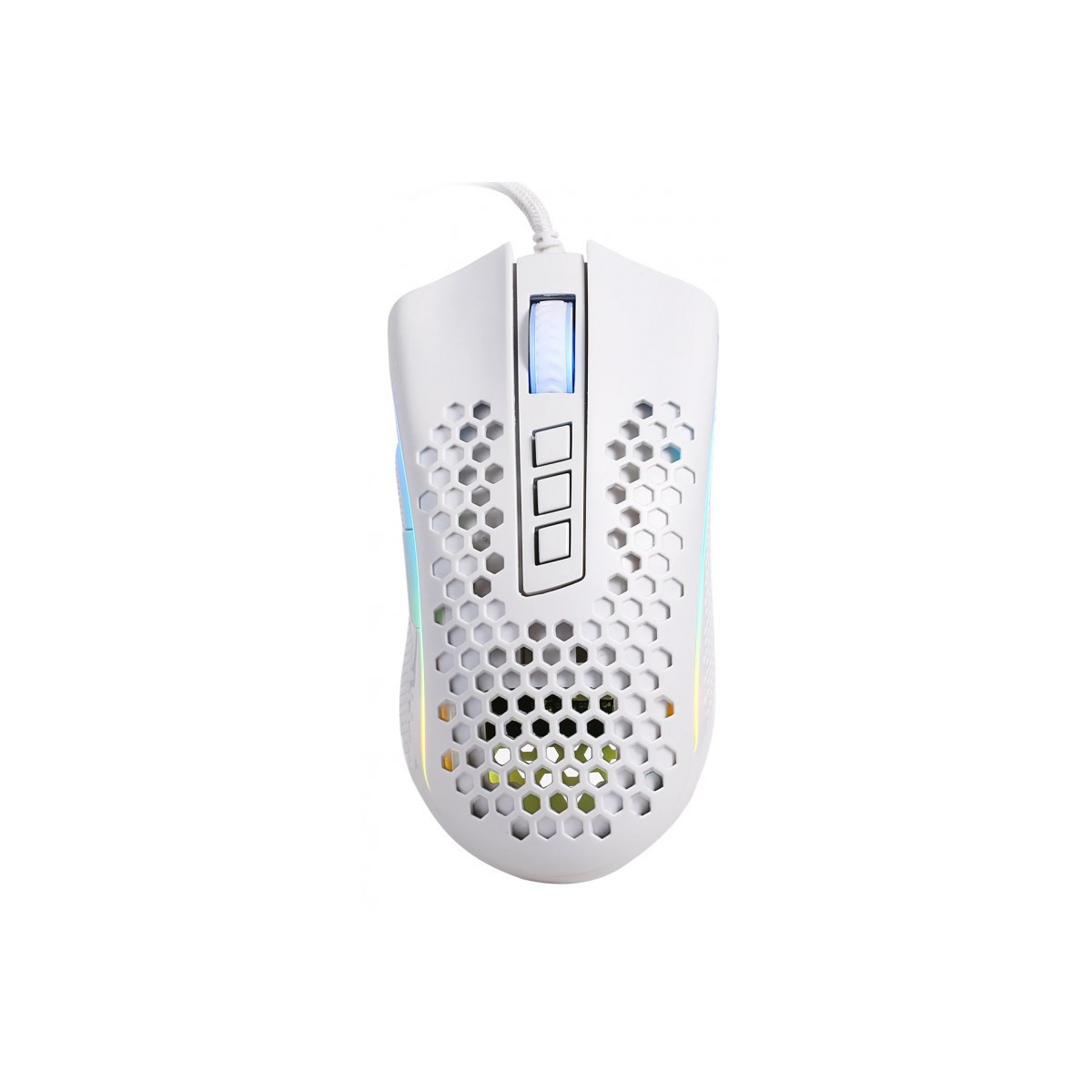 Souris Gaming Filaire Redragon M808 Storm RGB Blanc – M808RGB-W