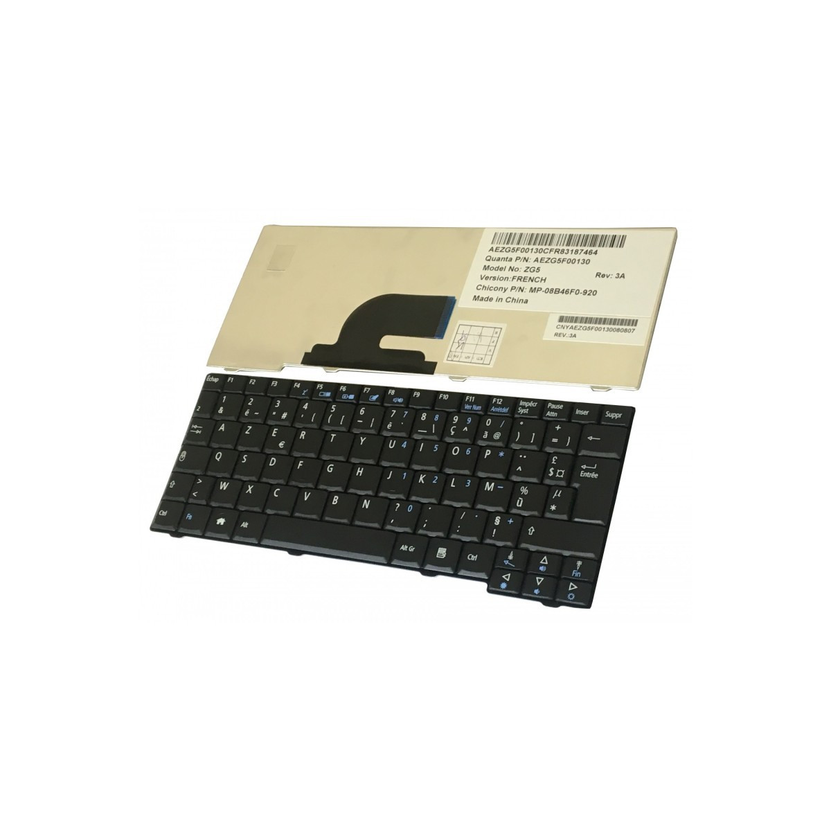 CLAVIER PC PORTABLE Acer Aspire One D250