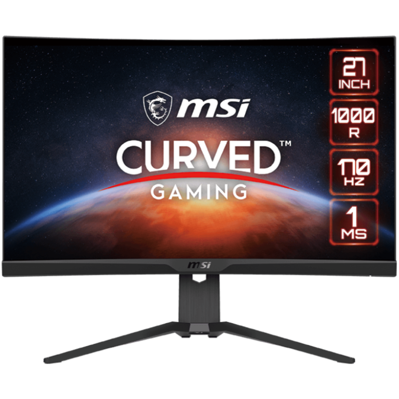 ?Écran Gamer Incurvé MSI G272CQP 27″ WQHD / 170 Hz / 1000R / 1 ms