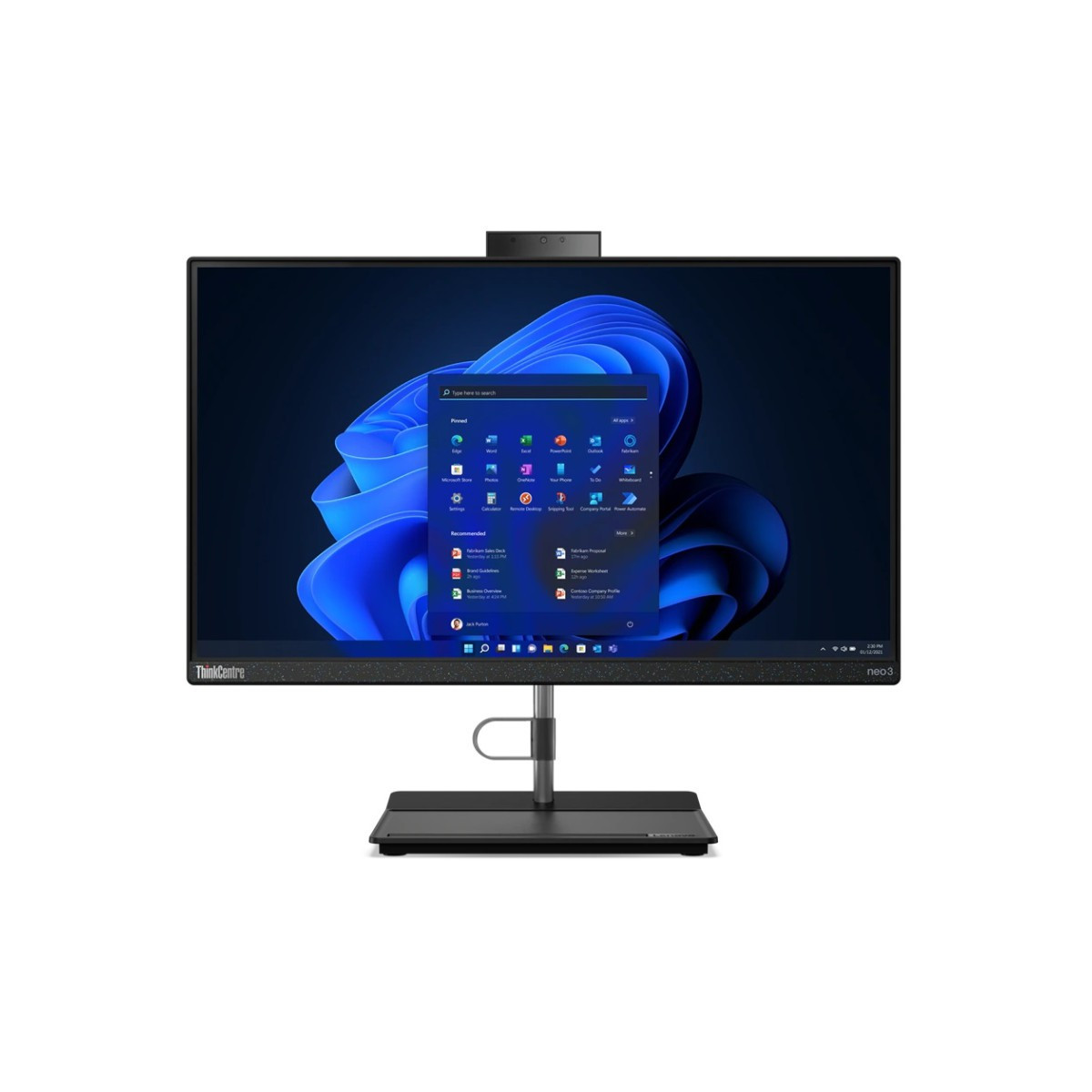 Pc de Bureau All in One Lenovo ThinkCentre Neo 30a-22 / i3 12è Gén / 4G