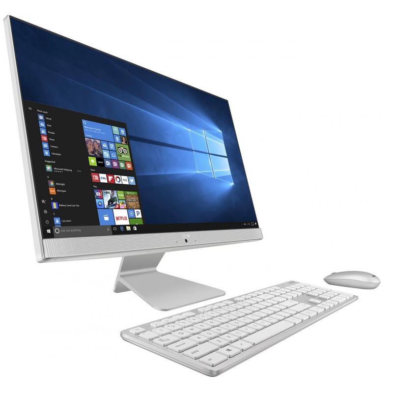 PC de bureau All-in-One Asus Vivo AiO V241EAK / i7 11è Gén / 8 Go / 1 To + 128 Go SSD / Blanc