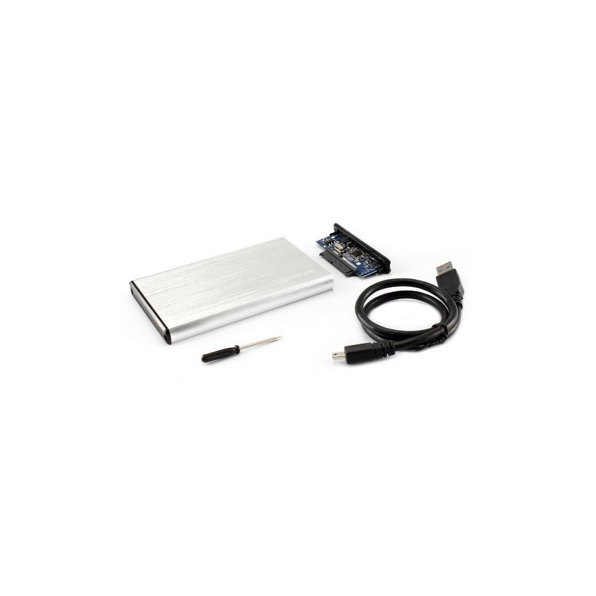 Boitier SBOX Pour Disque Dur 2.5”: USB 3.0, Silver