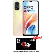 Smartphone Oppo A38 / 4G / 4 Go / 128 Go / Gold