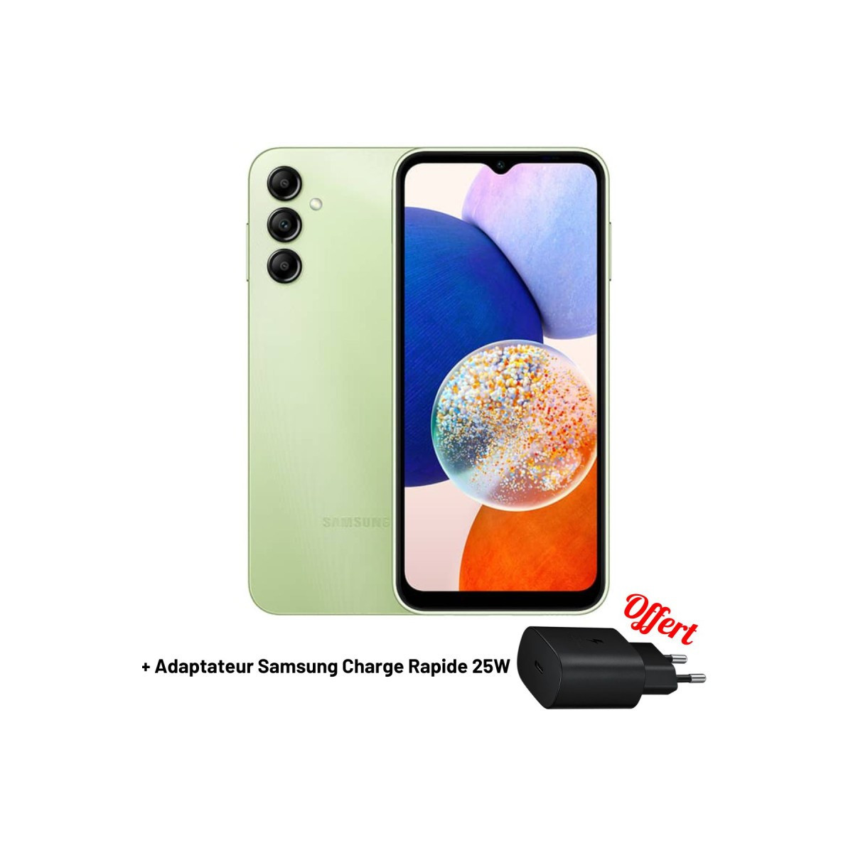 Smartphone Samsung Galaxy A14 / 6 Go / 128 Go / Vert