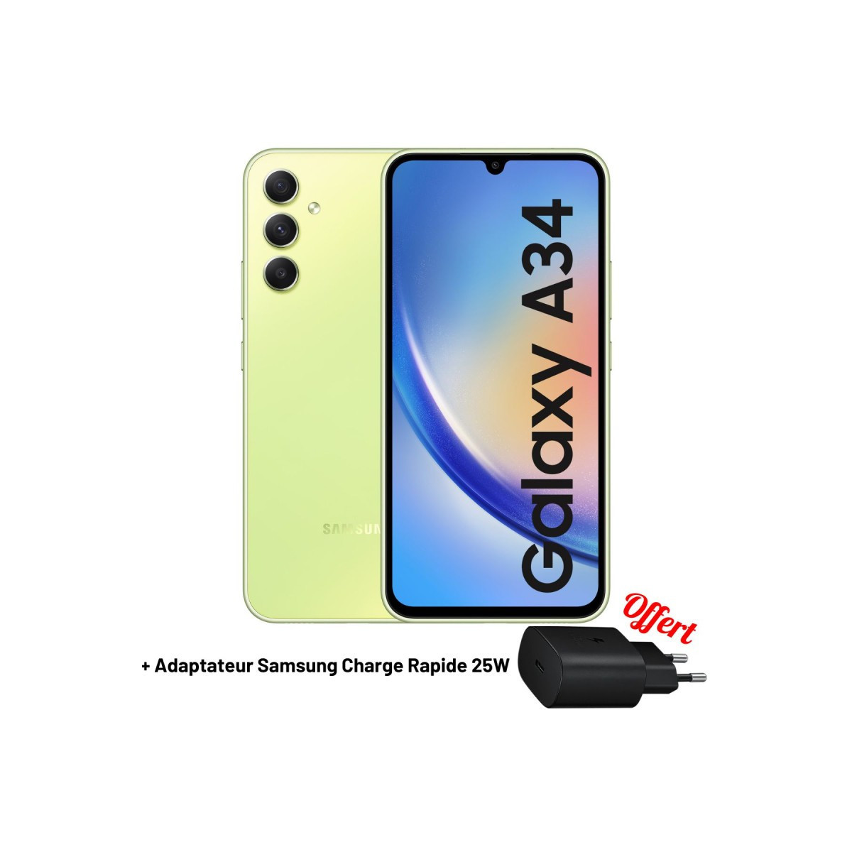 Smartphone Samsung Galaxy A34 / 8 Go / 128 Go / Vert