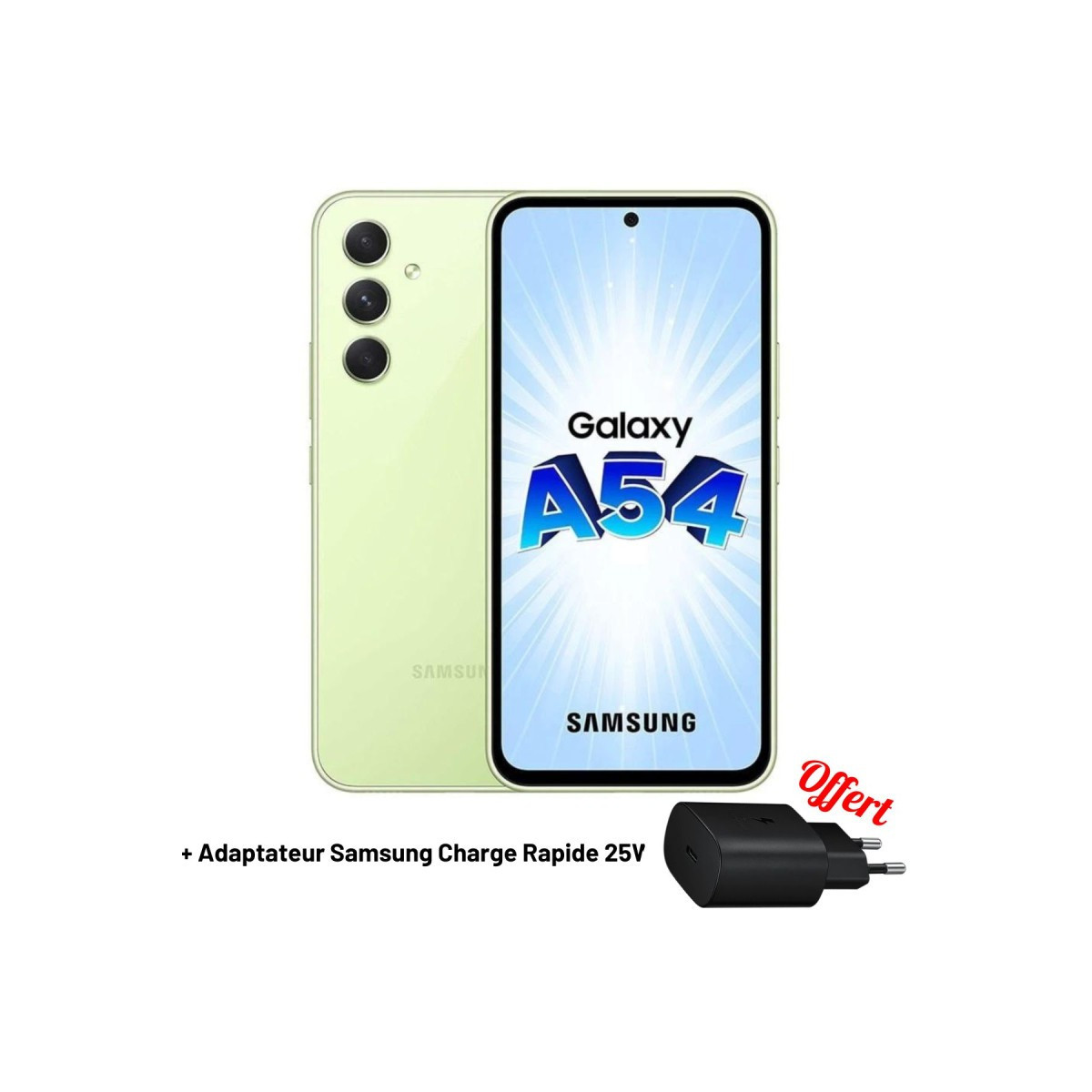 Smartphone Samsung Galaxy A54 / 6 Go / 128 Go / Vert