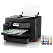 Imprimante à réservoir intégré Multifonctions 4 en 1 Epson EcoTank L15150 A3+ Avec 5 Bouteilles D’encre Offertes