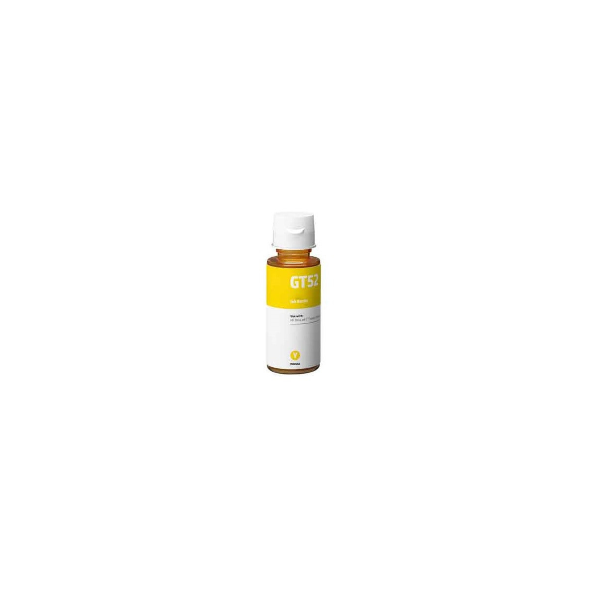 BOUTEILLE D’ENCRE ADAPTABLE HP GT52 / 100ML / YELLOW